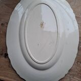 Digoin Sarreguemines dish numbered Agreste model