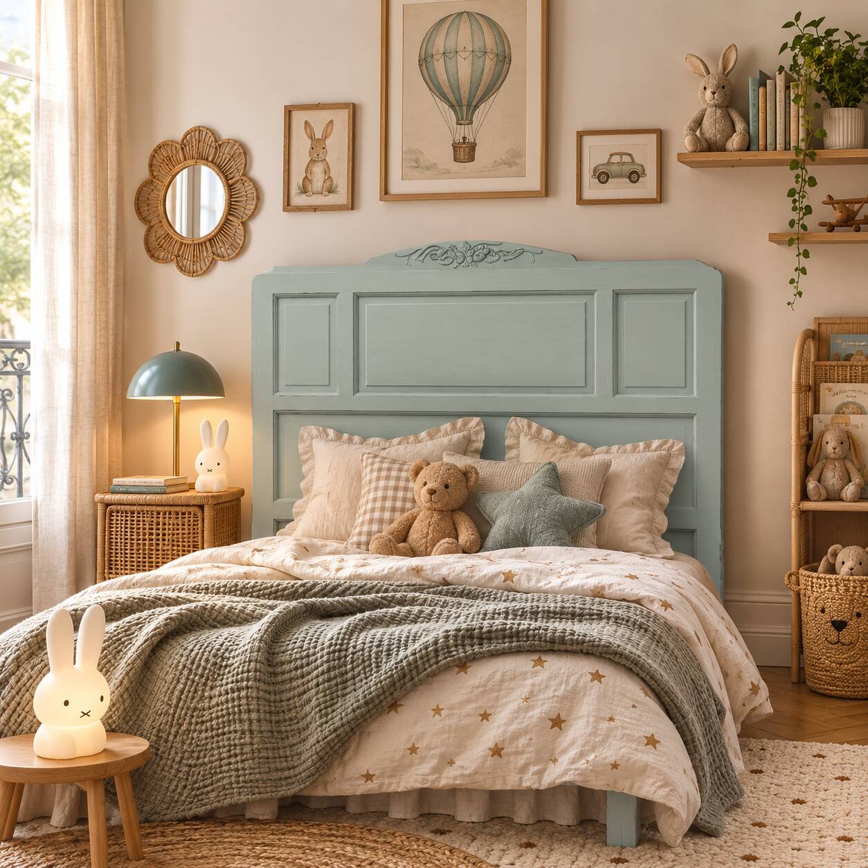 Art Deco headboard