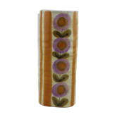 Scandinavian, flower pattern ceramic vase