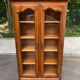 Louis XV display cabinet in solid wood from the 1970s.