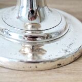 Pair of silver candle holders