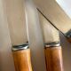 Set of 8 knives bamboo sleeves 1960