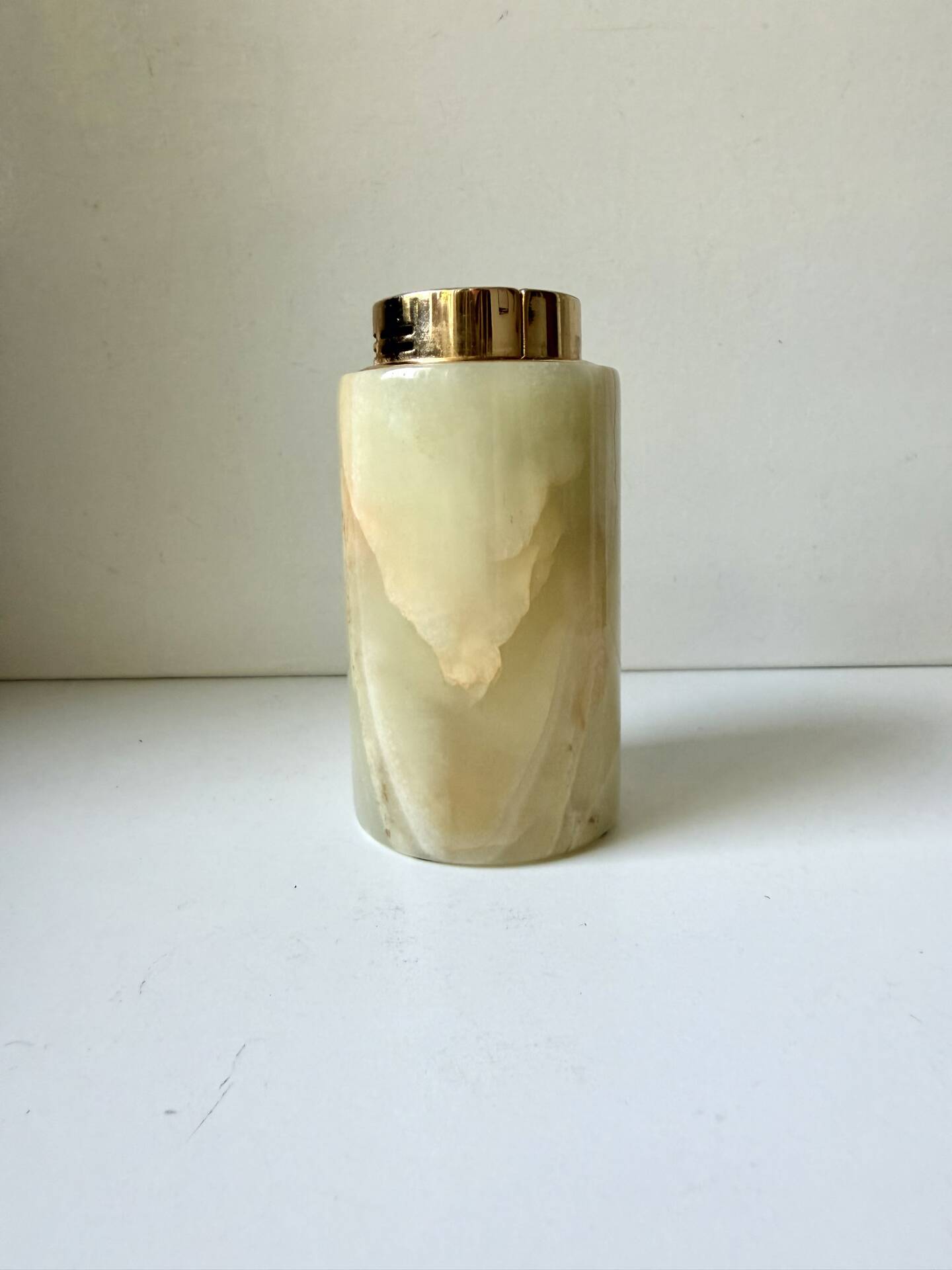 Briquet de table en marbre onyx vintage SAROME Japon
