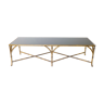 Rectangular bamboo coffee table
