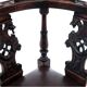 Antique corner armchair, Western Europe, circa 1900.