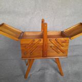 Vintage solid walnut worker