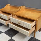 Set of 2 1960s nightstands