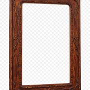 Papier Mache French Art Nouveau Framed Mirror circa 1900