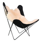 BKF Butterfly Chair by Jorge Hardoy-Ferrari for Knoll, 1960s incl. Sheepskin