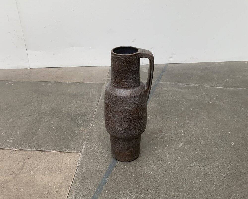 Vintage German Footed Vase in Ceramic by Karlsruher Majolika