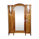 Wardrobe Louis XVI jumped back into precious wood marquetry around 1880