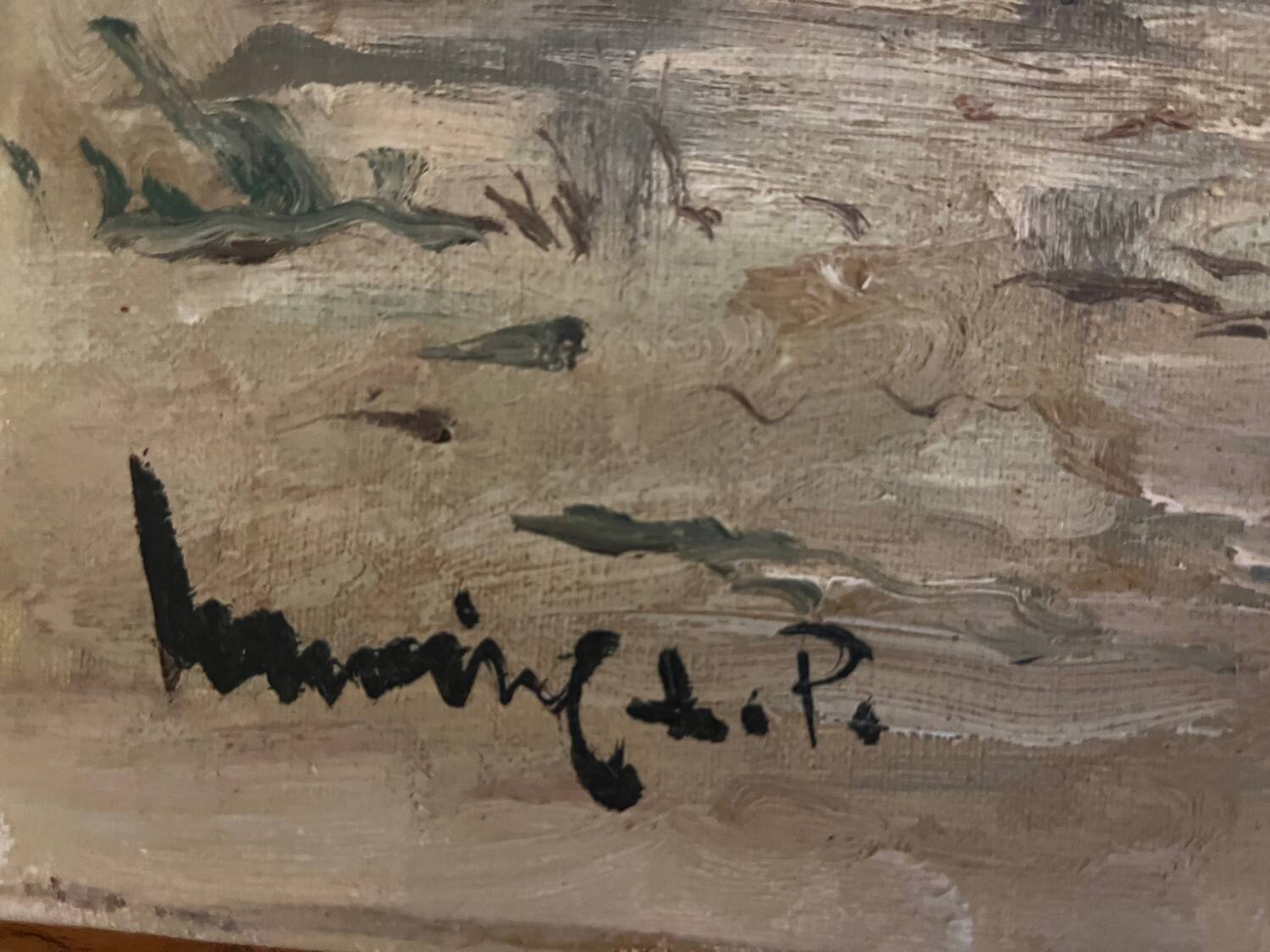 Painting: Oil on canvas - Seascape