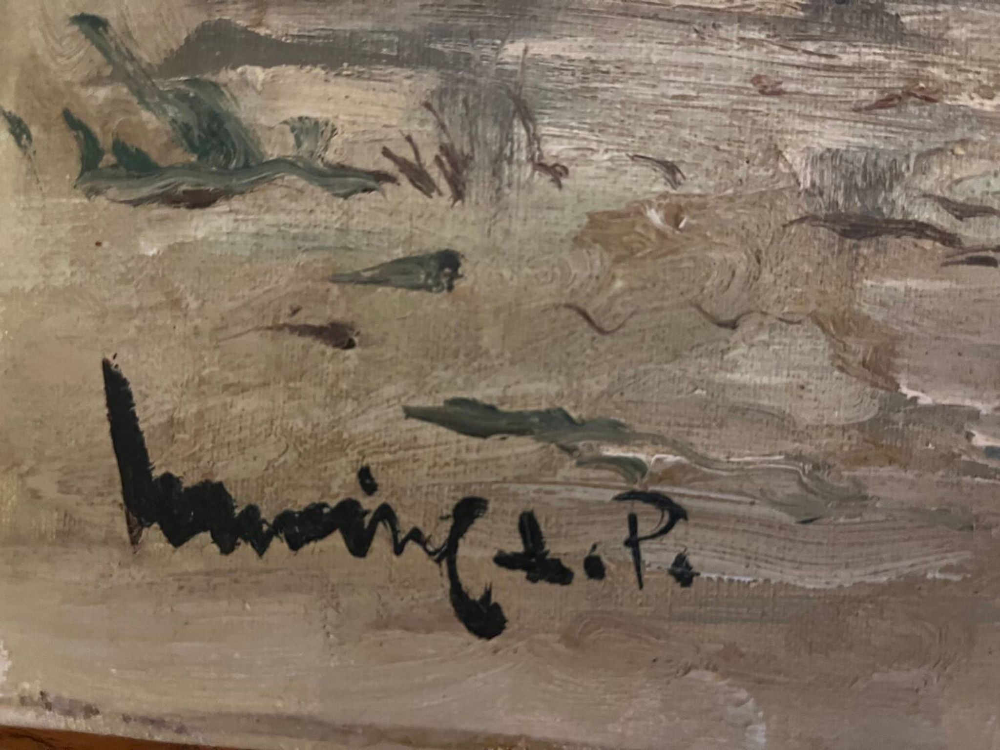 Painting: Oil on canvas - Seascape