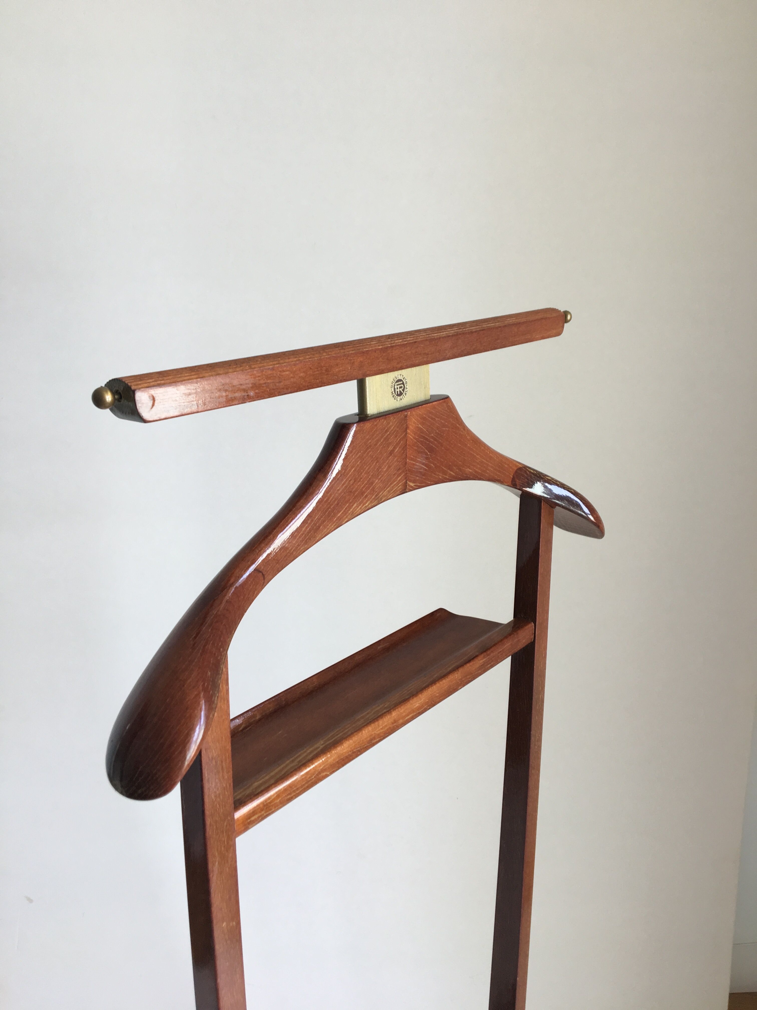 Vintage wooden valet stand 1970