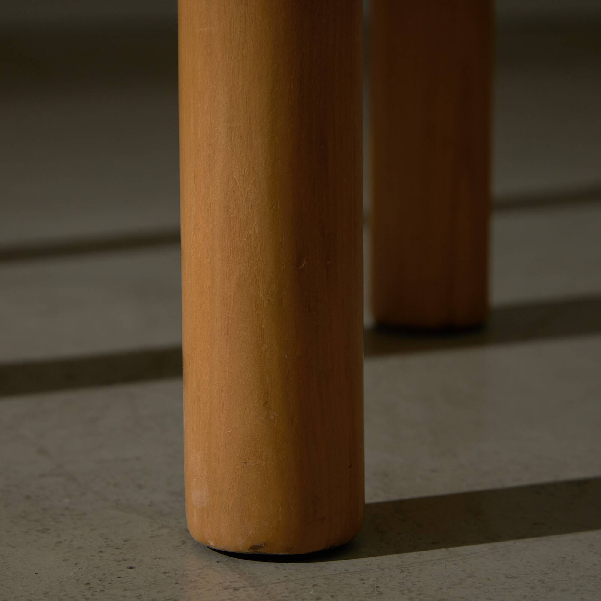 Italian Wooden and Wicker  Chair