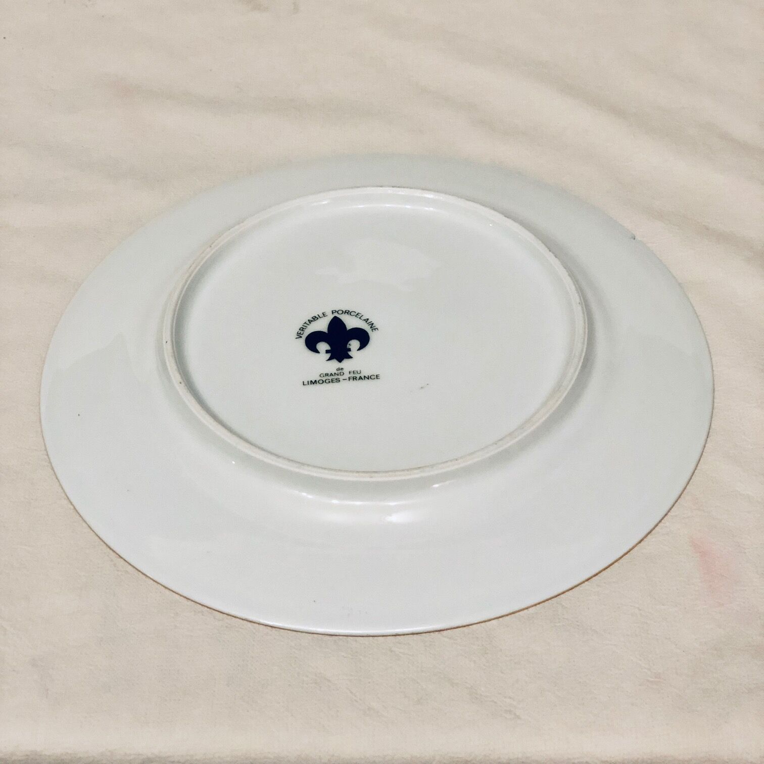 Limoges Chardonneret Plate