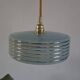 Clichy Glass Blue Portable Pendant Light