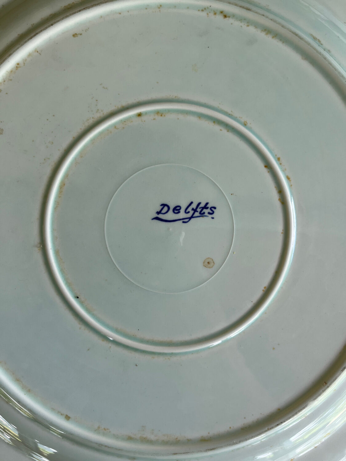 Delft porcelain plate
