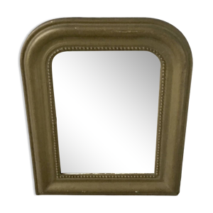 miroir mural doré bois