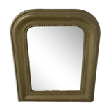 Gilded wood and stucco wall mirror - early 20th century