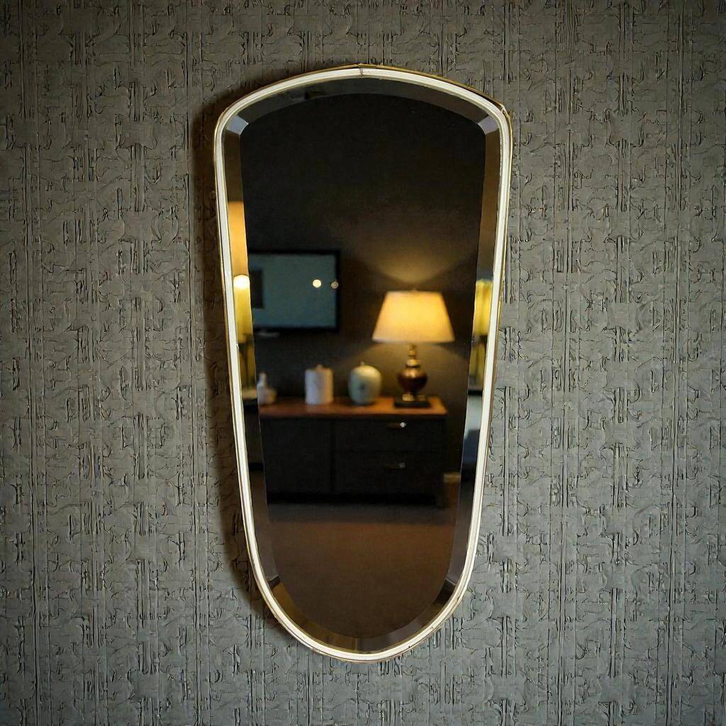 Vintage rockabilly mirror / wall mirror