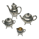 Gallia Christofle Tea/Coffee Service, Art Nouveau 1900