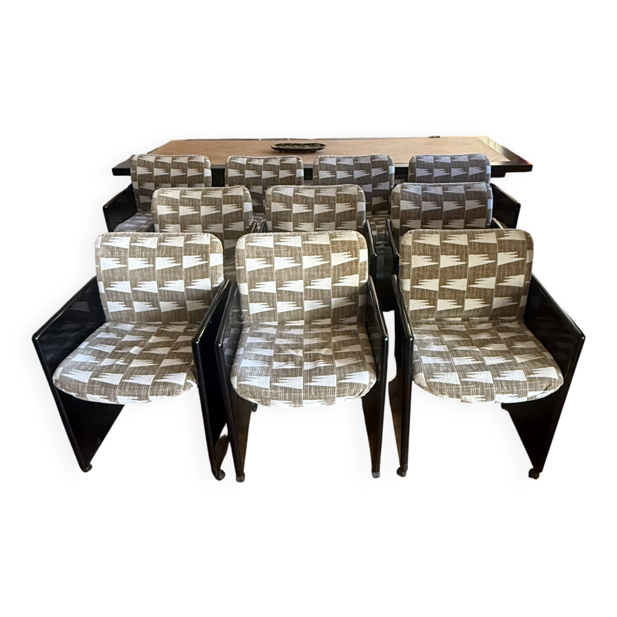 Fauteuils par Kazuhide Takahama pour Studio Simon, 1970s, Set de 10