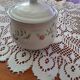 Vintage porcelain sugar bowl English garden