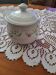 Vintage porcelain sugar bowl English garden