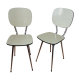 Pair of chairs in formica 1960