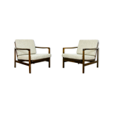 Pair of B-7522 armchairs by Zenon Bączyk, 1960's