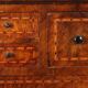 Antique buffet in Eastern European walnut, 19th century.