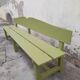 Old vintage school child bench