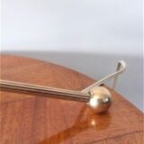 Lampe de table laiton et bakélite Otto Kolb années 50