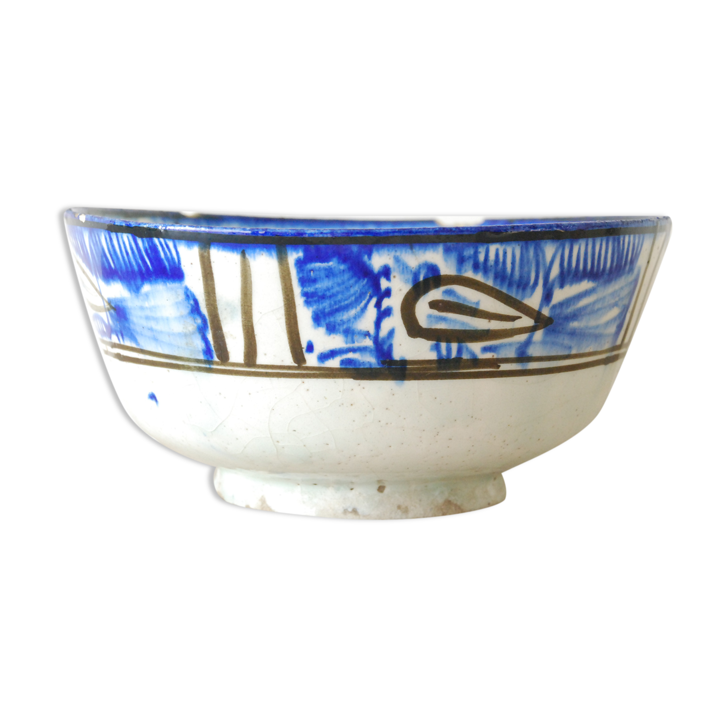 Coupe ancienne orientale en faïence