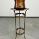 Brass side table from the Vienna Secession by Josef Hoffmann