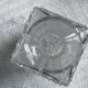Diamond-tipped glass decanter 1960s/70s