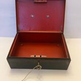 Old metal cash box