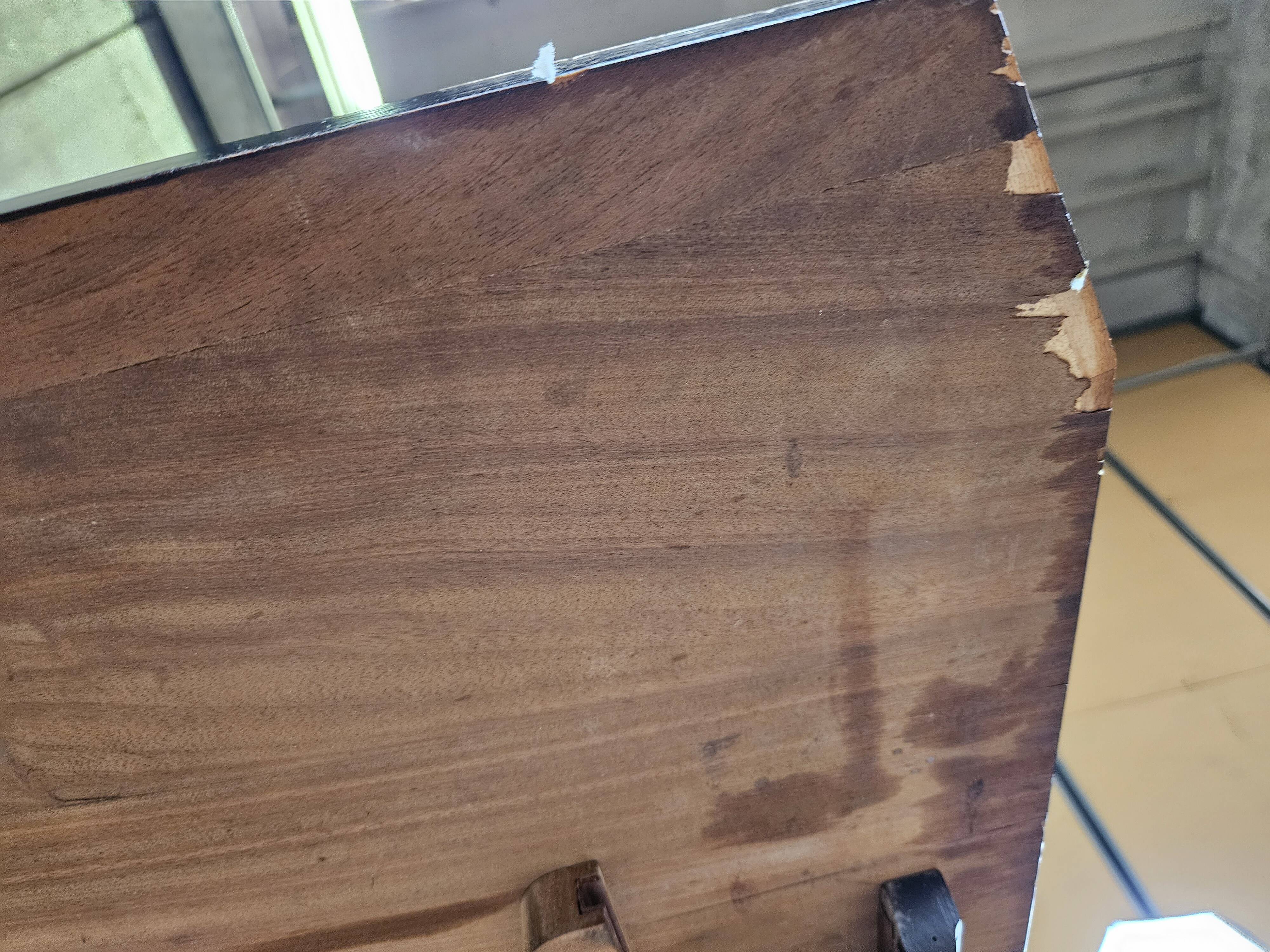 Table à manger extensible de style scandinave en noyer et ébène