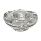 Daum ashtray France in crystal of polylobed shape mergotier cup signed