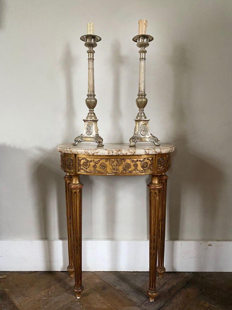 Pair of pic Cierge, Louis XVI