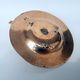 Ashtray and bronze candle holder with the 12 astrological signs of the zodiac