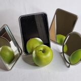 Set of four barber mirrors to be placed or hung