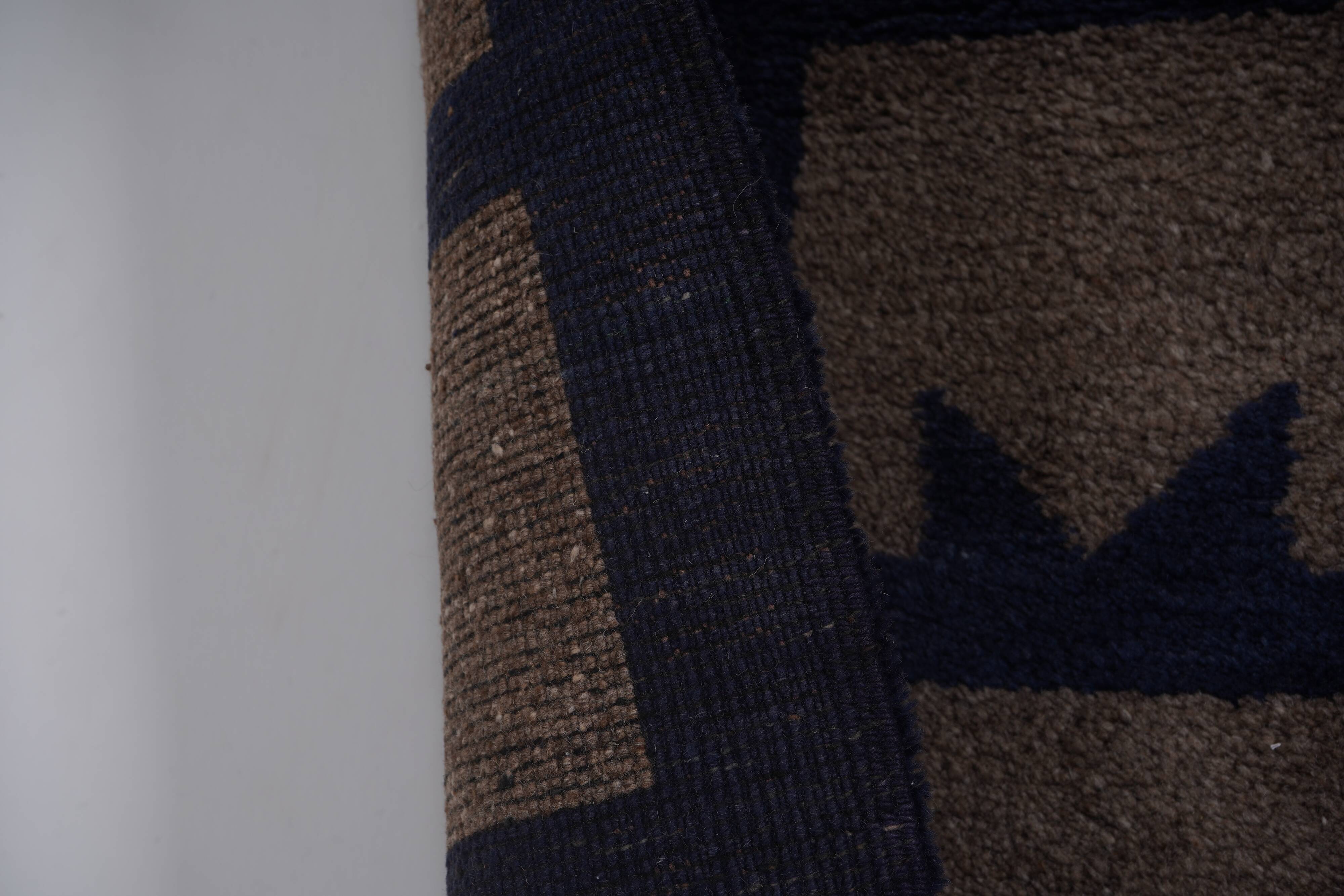 Vintage Turkish Oushak Handwoven Rug 85x195 cm