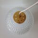 Suspension boule verre vintage