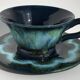 Deep blue Vallauris teacup