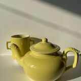 Vintage teapot with yellow filter