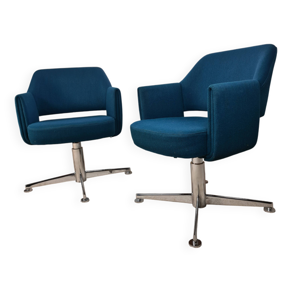 Paire de fauteuils designer Pierre Gautier Delaye