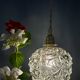 Vintage moulded glass suspension globe