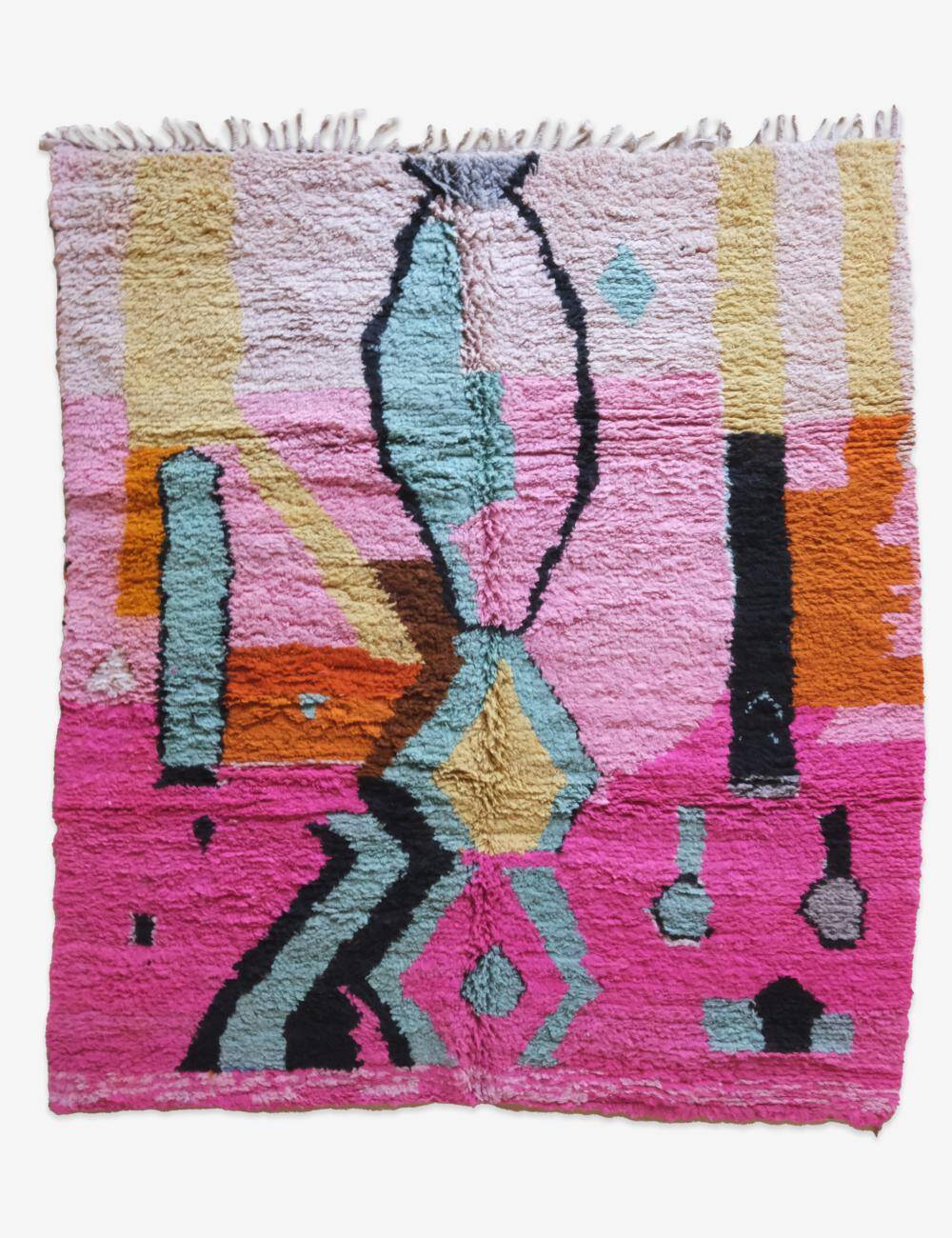Colourful Berber Rug - 287 x 246 cm